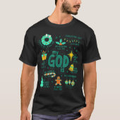 Christian Christmas My God Is Jesus Is The Reason  T-shirt (Voorkant)