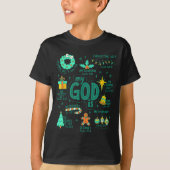 Christian Christmas My God Is Jesus Is The Reason  T-shirt (Voorkant)