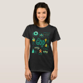 Christian Christmas My God Is Jesus Is The Reason  T-shirt (Voorkant volledig)