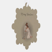 Christian Christmas Napkins Ornament Kaart (Rechts)