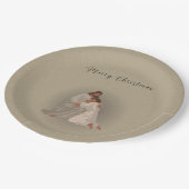 Christian Christmas Napkins Papieren Bordje (Gekanteld)