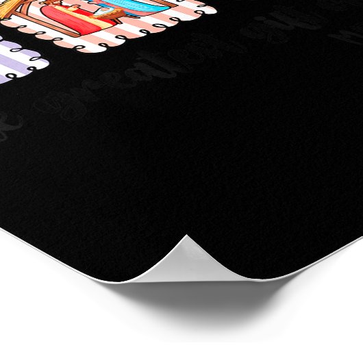 Christian Christmas Nativity Scene Jesus Faith Bel Poster (Hoek)