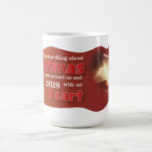 Christian Christmas Open Heart mug Koffiemok (Center)