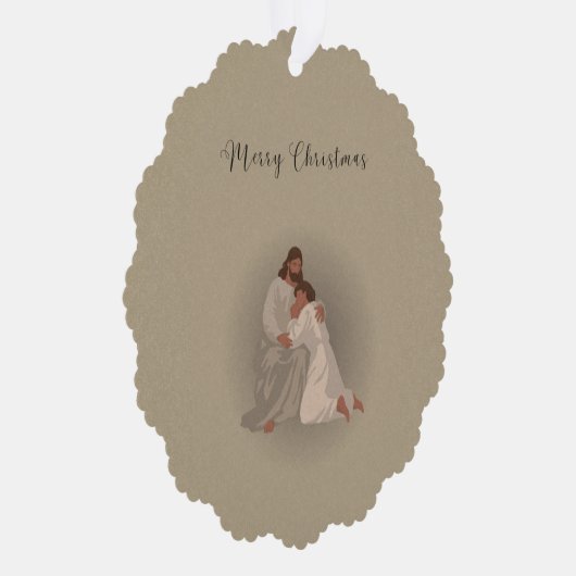 Christian Christmas Ornament Card  (Rechts)