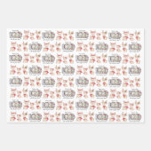 Christian Christmas Reindeer Wrapping Paper Sheets (Voorkant 3)