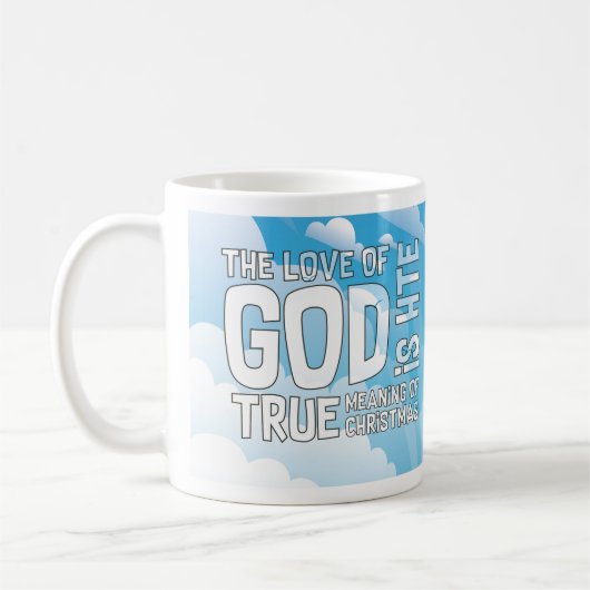 Christian Christmas True Meaning of Christmas Mug Koffiemok (Links)