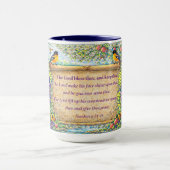Christian Coffee Mug Floral Scripture Gift Mok (Midden)