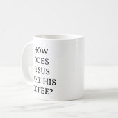 Christian Coffee Mug – Hebrews It Funny Joke Koffiemok (Voorkant links)