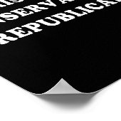 Christian Conservative Republican  Poster (Hoek)