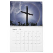 christian cross 2026 calendar   kalender (Feb 2026)