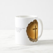 Christian Cross 3D  Koffiemok (Voorkant rechts)
