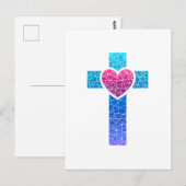 Christian Cross Briefkaart (Voorkant / Achterkant)