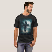 Christian Cross Faith and Prayer T-shirt (Voorkant volledig)