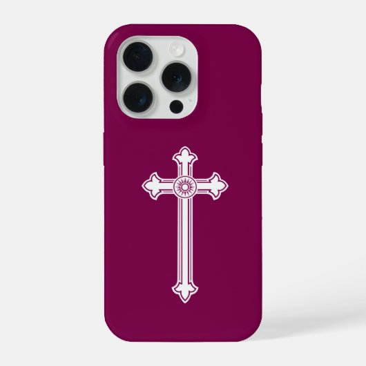 Christian cross iPhone hoesje (Achterkant)