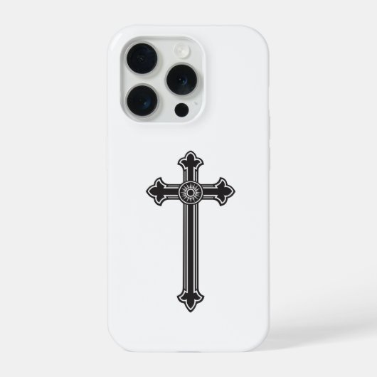 Christian cross iPhone hoesje (Achterkant)