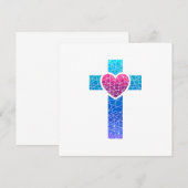 Christian Cross Kaart (Voorkant / Achterkant)