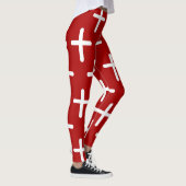 Christian cross pattern design  leggings (Rechts)