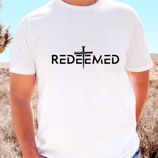 Christian Cross Redeemed Tri-Blend Shirt