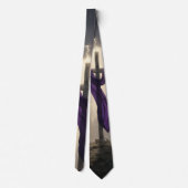 Christian Cross - Ressurection Necktie Stropdas (Achterkant)