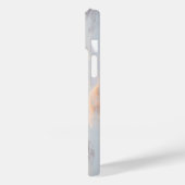 Christian Cross Scenic Hillside Sunset iPhone Case (Achterkant / Links)
