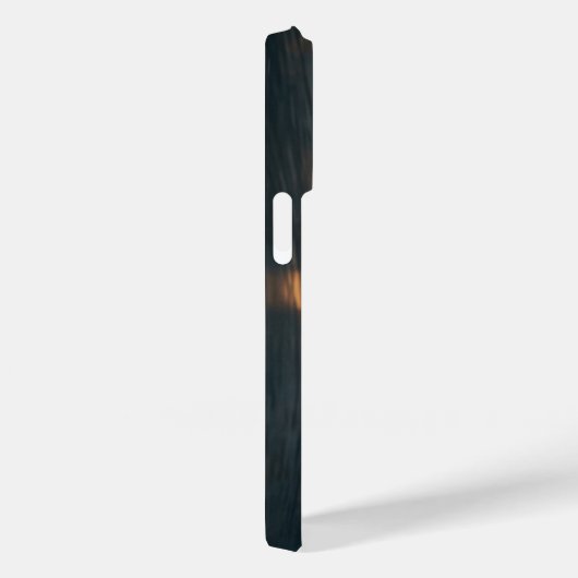 Christian Cross Sunset Reflection iPhone Case (Achterkant / Rechts)