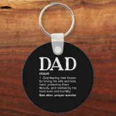 Christian Dad Definition Fathers Day Dad  Sleutelhanger (Voorkant)