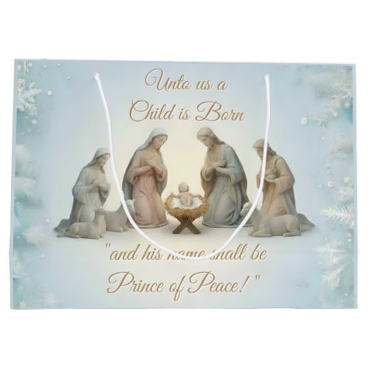 Christian Design Christmas Groot Cadeauzakje (Achterkant)