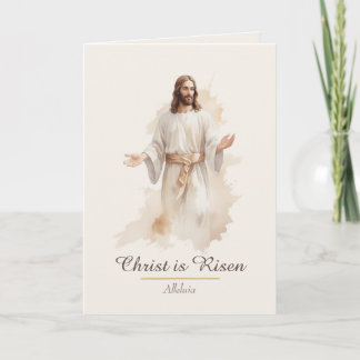 Christian Easter Card He is Risen Blessing Feestdagen Kaart