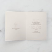 Christian Easter Cards, Religious Blessing Cross Feestdagen Kaart (Binnen)