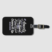 Christian Encouragement Quote – Anxiety & Kindness Bagagelabel (Voorkant (horizontaal))