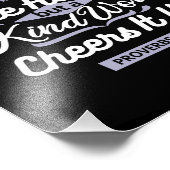 Christian Encouragement Quote – Anxiety & Kindness Foto Afdruk (Hoek)