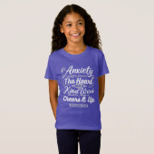 Christian Encouragement Quote – Anxiety & Kindness T-shirt (Voorkant volledig)