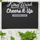 Christian Encouragement Quote – Anxiety & Kindness Theedoek (Gevouwen)