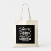 Christian Encouragement Quote – Anxiety & Kindness Tote Bag (Achterkant)