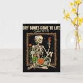 Christian Faith Dry Bones Come To Life Skeleton Fl Kaart (Gele Bloem)