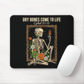 Christian Faith Dry Bones Come To Life Skeleton Fl Muismat (Met muis)