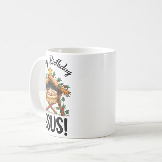 Christian Faith Gift - Religious Christmas Women M Koffiemok (Voorkant links)