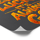 Christian Faith God Quote Religious Belief Men Wom Poster (Hoek)