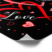 Christian Faith Hope Love Hearts Religious Valenti Poster (Hoek)