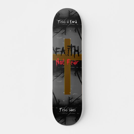 Christian Faith Jesus Skateboard (Voorkant)