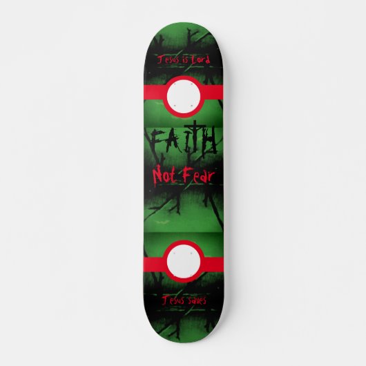 Christian Faith Jesus Skateboard (Voorkant)