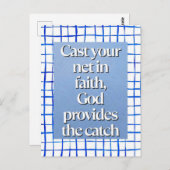 Christian Faith Quote  Briefkaart (Voorkant / Achterkant)