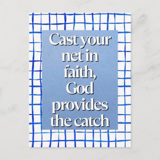 Christian Faith Quote  Briefkaart (Voorkant)