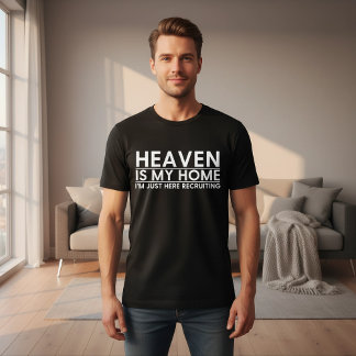 Christian Faith Religious Quote Black Men's T-shirt