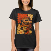 Christian Fall Thanksgiving Autumn Most Thankful F T-shirt (Voorkant)