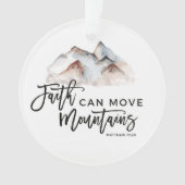 Christian Family Bible Verse Church Gift Ornament (voorkant)