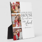 Christian Family Photo Joshua 24:15 Bible Verse Fotoplaat (Zijkant)