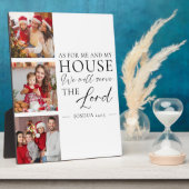 Christian Family Photo Joshua 24:15 Bible Verse Fotoplaat (Zijkant)