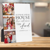 Christian Family Photo Joshua 24:15 Bible Verse Fotoplaat