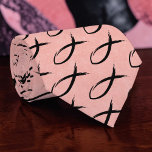 Christian Fish Christianity Custom Necktie Stropdas<br><div class="desc">This custom necktie allows you to proudly display your Christian faith with others.  Perfect for various occasions,  this necktie makes a thoughtful gift or a personal statement.</div>